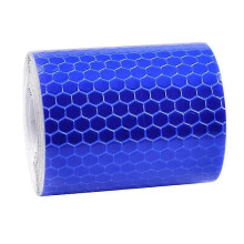 (As show, Z14-Blue) Reflective Tape Bicycle 500mmx3m Self-adhesive Reflector Tape-reflective Tape For Trucks Trailers Cars Warning Caution Tape