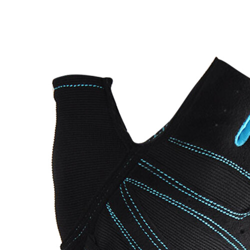 Herren Hell Blau M Gewichtheben Halbfingerhandschuhe, 18-21cm 2