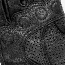 Lambfell atmungsaktive, winddichte Motorradhandschuhe, Vollfinger, XL
