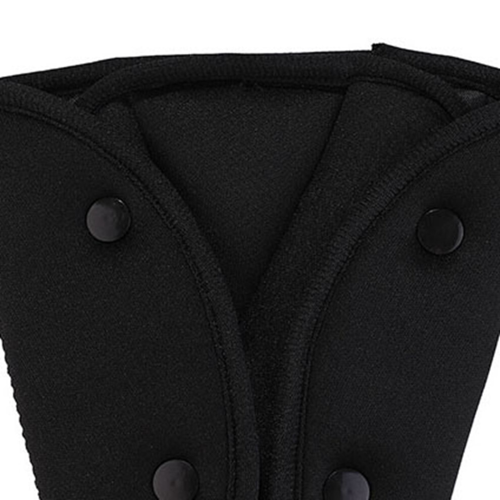 Car Child Seat Belt Triangle Adjuster Eco-Friendly Breathable Cotton Black 3081356159274