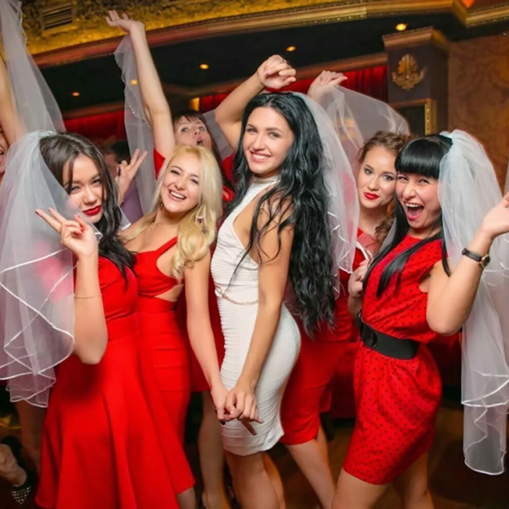 Lightweight Double Layer Bride Wedding Veil, 60/80cm Tulle Accessories-image-OPC-PMGBV6H-NEW