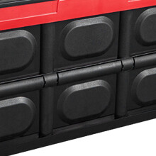 Foldable Car Trunk Storage Box ABS Large Capacity 39x26.5x22cm Black