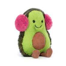 Jellyc Avocado Plush Toy With Ear Mask Design For Children Daily Holiday Gifts