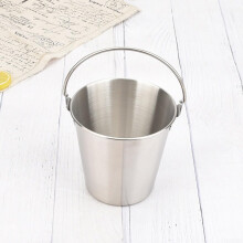 Small Metal Snack Container With Handles, 1000ml Capacity, Sleek Simple Party Serving