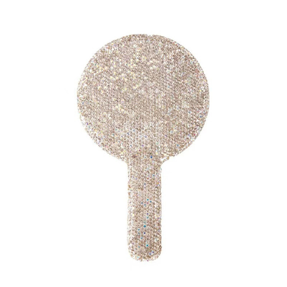 Rhinestones Cosmetic Mirrour Handheld Travel Vanity Mirrour For Women Makeup Mirror
