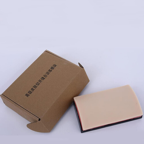 Multi-Purpose Suture Practice Pad Reusable Skin Model 4.13 X 7.08 Inches For Veterinary Students Training Demonstration 1