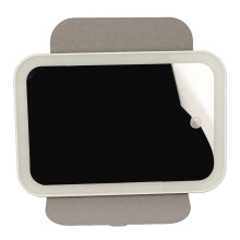 LED Makeup Mirror 3 Light Colors Touch Brightness Adjustable Purple 800mAh