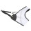 White Recurve Archer Chest Guard Protector 23x32cm, Adjustable, Professional 13