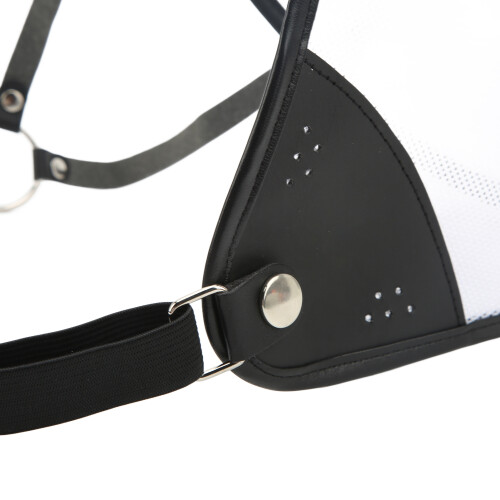 White Recurve Archer Chest Guard Protector 23x32cm, Adjustable, Professional 2
