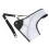 White Recurve Archer Chest Guard Protector 23x32cm, Adjustable, Professional 16