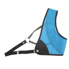 Blue Adjustable Archery Chest Guard for Youth & Adults L