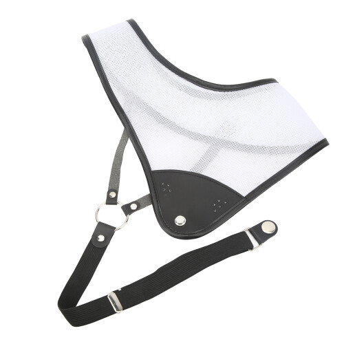 White Archery Chest Guard Protector Recurve 20x30cm Adjustable