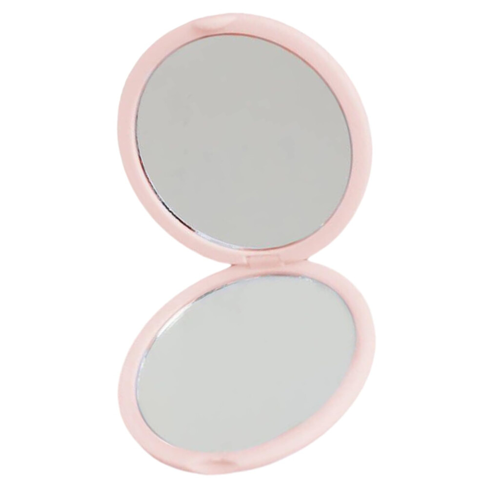 Travel Makeup Mirrored Foldable Double-Sided Round Portable Handheld Cosmetic Mirror Model Aa