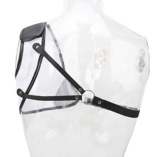 White Archery Chest Guard Protector Recurve 20x30cm Adjustable 2