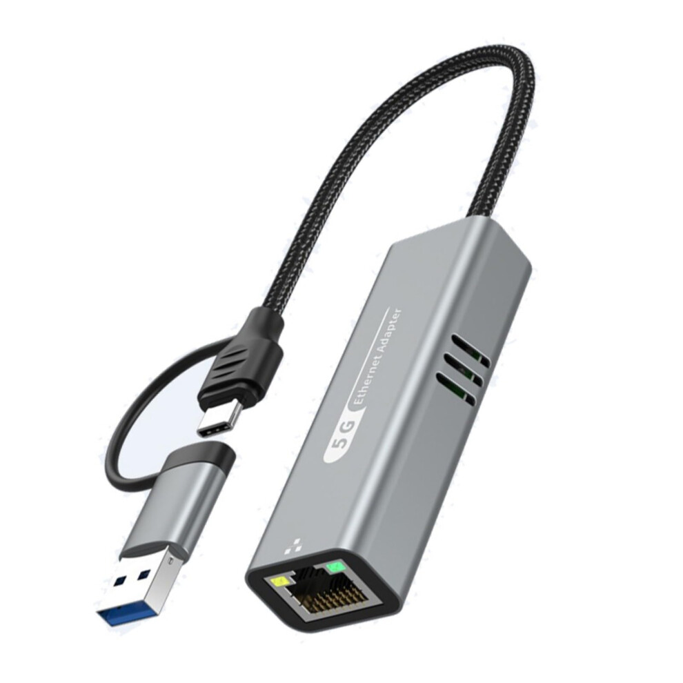 Usb 5Ghz Ethernet Adapter Up To 5Gbps Data Transfer For Desktop And Notebook Networking 9354506557508