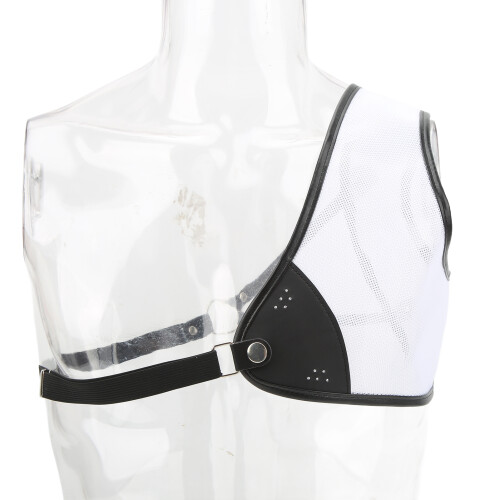 White Archery Chest Guard Protector Recurve 21.5x30cm Professional 2