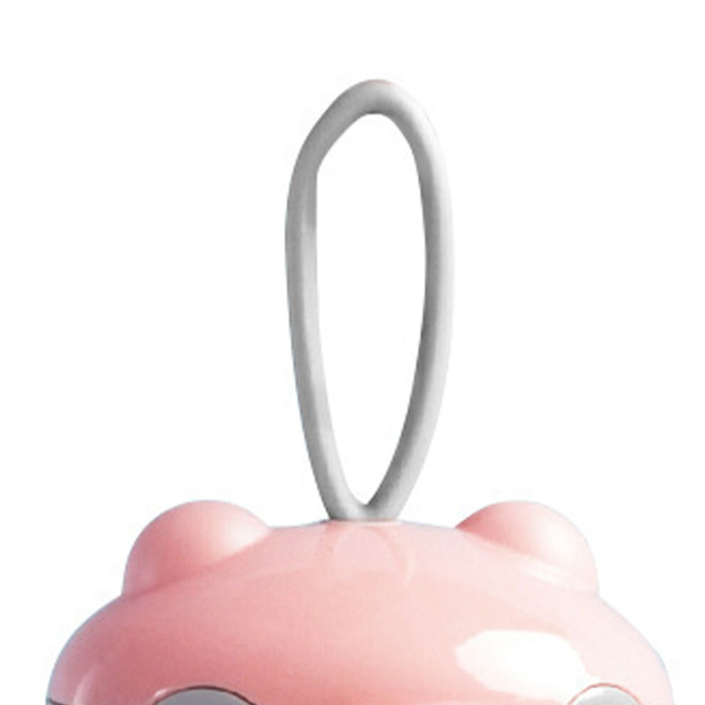 Compact Pink Bear Milk Powder Dispenser for Snacks & Travel Needs