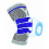 Thickened Silicone Woven Fabric Breathable Grey Knee Support XL 1