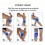 Thickened Silicone Woven Fabric Breathable Grey Knee Support XL 3