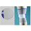 Thickened Silicone Woven Fabric Breathable Grey Knee Support XL 6