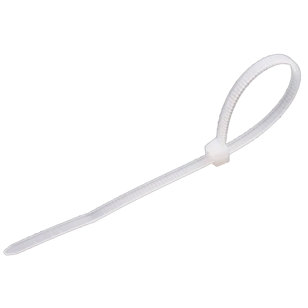 1000Pcs White Pa66 Nylon Self Locking Cable Ties 2.5X100mm Heavy Duty 4921356182980