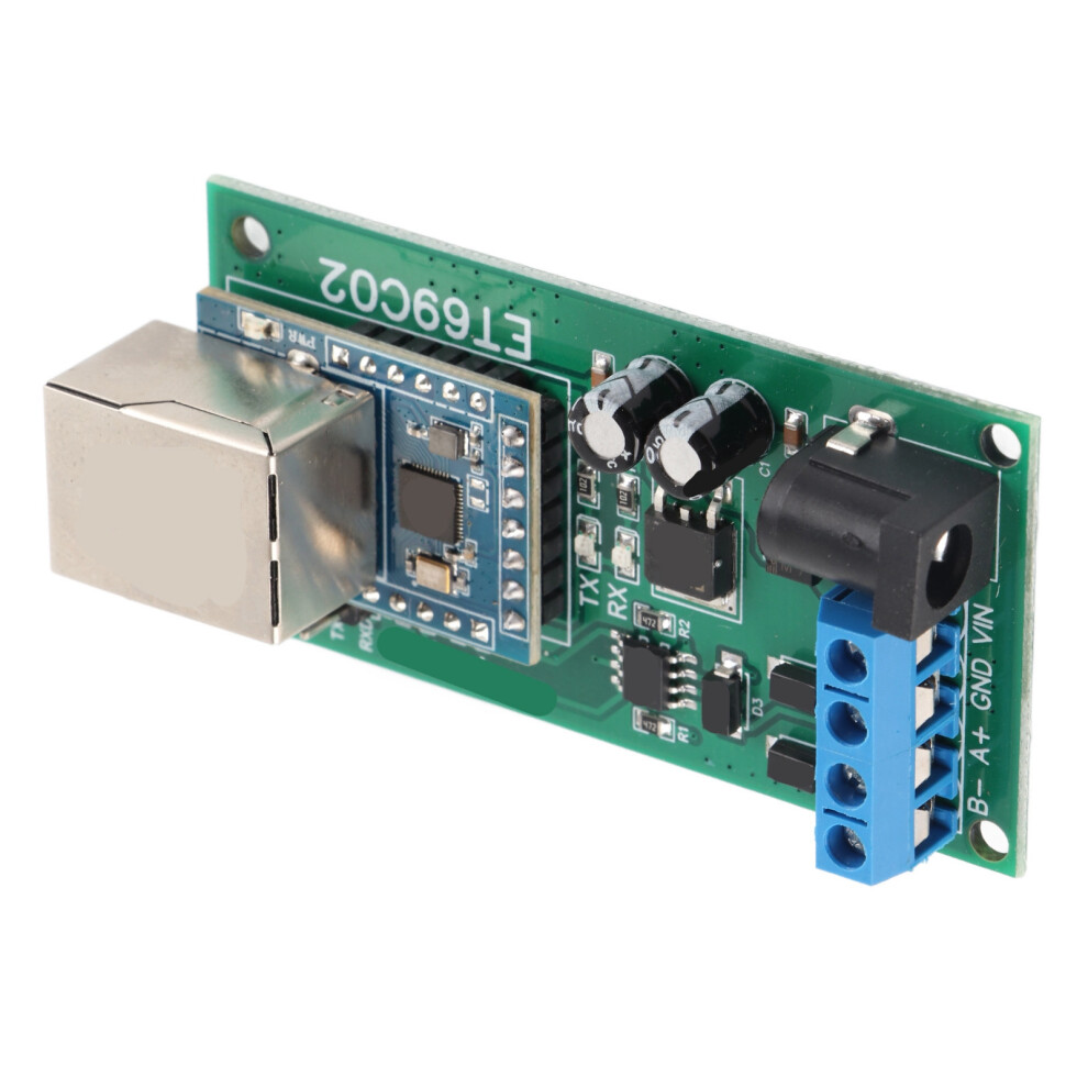 Ethernet To Rs485 Converter 9600Bps Tcp/Udp Mqtt 12V Anti Surge 4691356184481