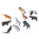Jungle Animals Toy Set 12pcs for Creative Play Decor & Learning 6