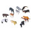 Jungle Animals Toy Set 12pcs for Creative Play Decor & Learning 2