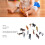 Jungle Animals Toy Set 12pcs for Creative Play Decor & Learning 12