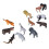 Jungle Animals Toy Set 12pcs for Creative Play Decor & Learning 3