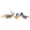 Jungle Animals Toy Set 12pcs for Creative Play Decor & Learning 13