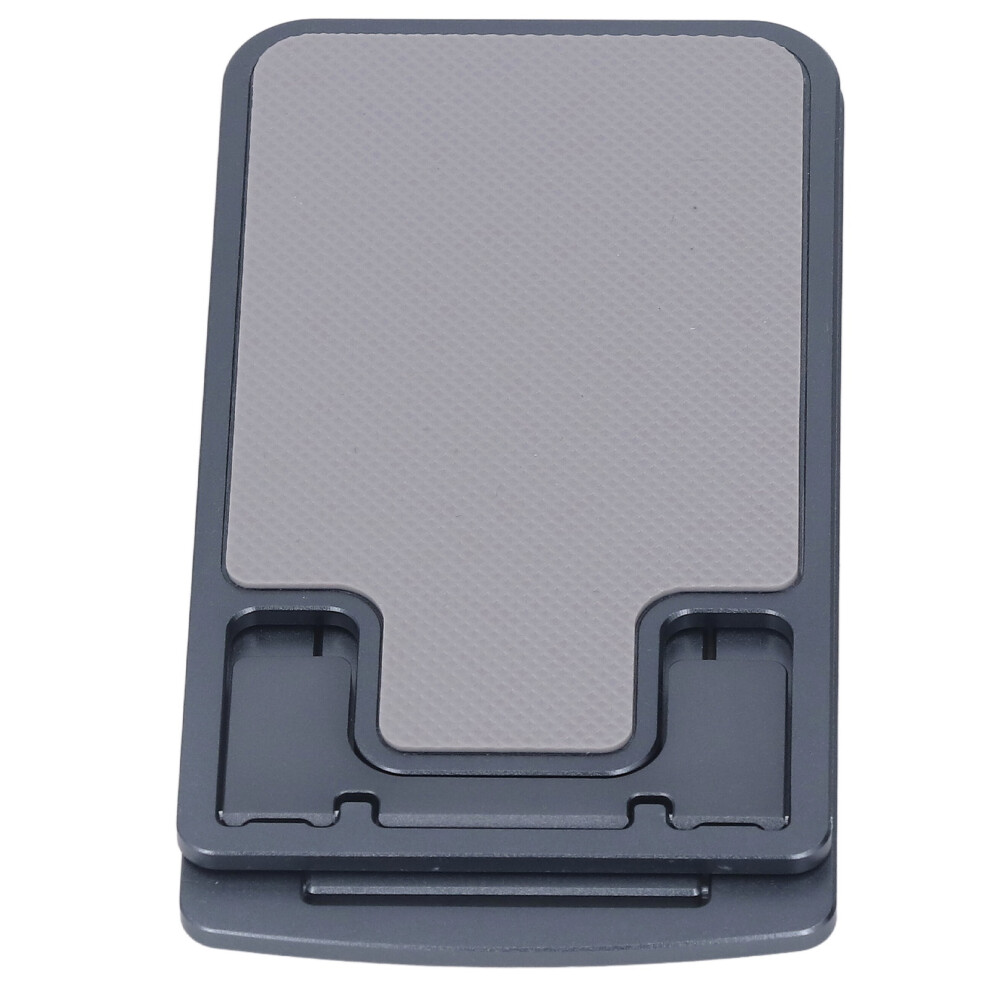 Foldable Aluminum Alloy Phone Stand With 7 Angles, Silicone Base, Grey 8761356186429