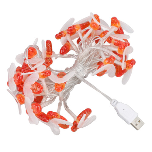 Solar Bee 30 LEDs 3 m/9,8 ft Warmweiß USB-Lichter 1