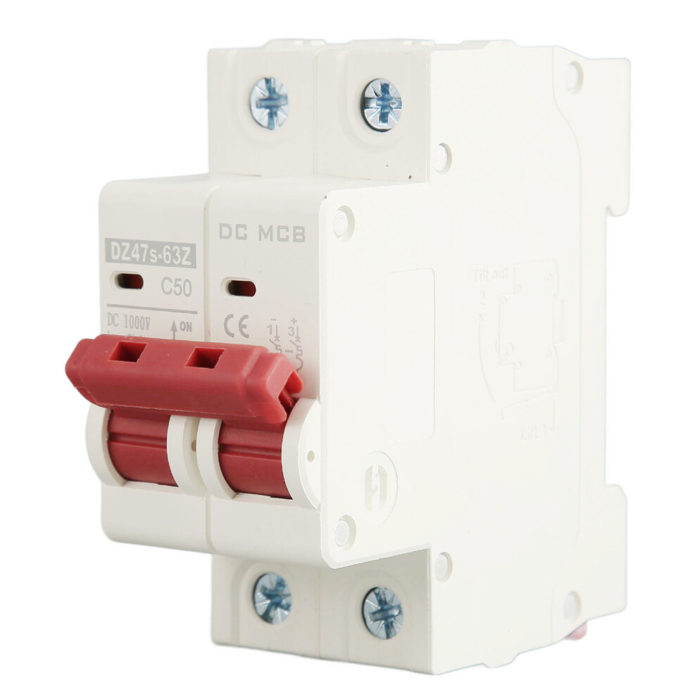 6000A Breaking Capacity 2P Dc Circuit Breaker 1000V Easy Install 7601356187655