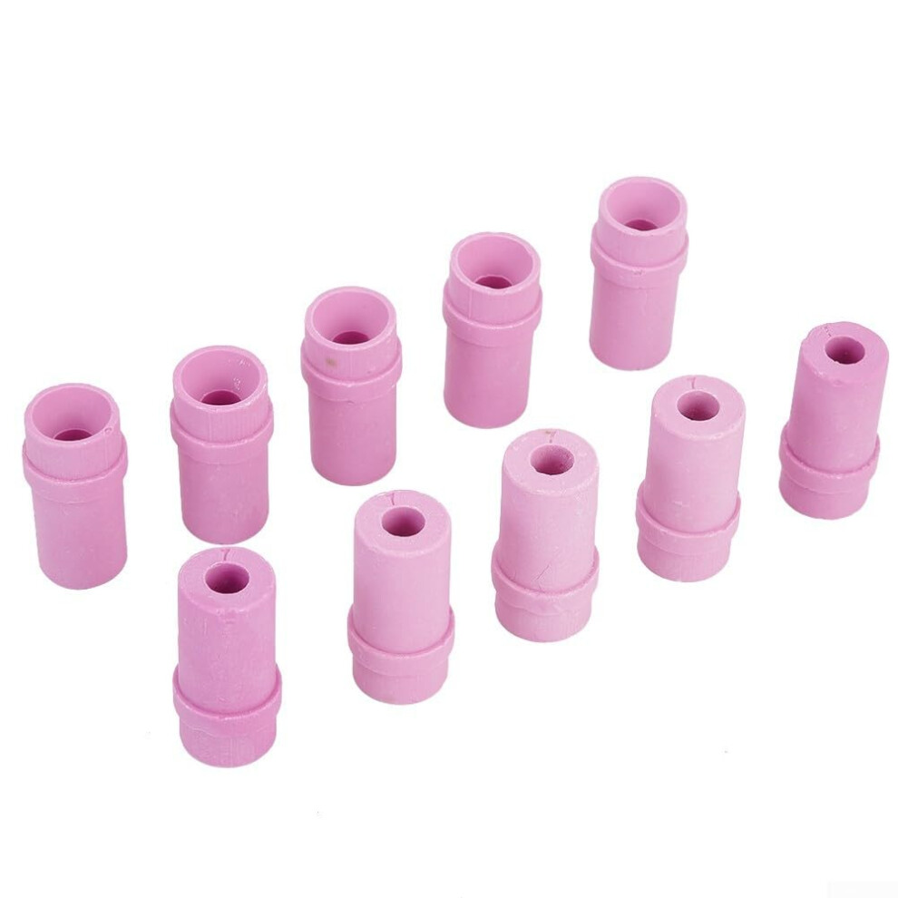 Sandblaster Ceramic Nozzle Tip Set Replacement Nozzles 10-Pc 4.5-7Mm Bore Pink For Air Siphon Sand Blasting Equipment 9393856652785