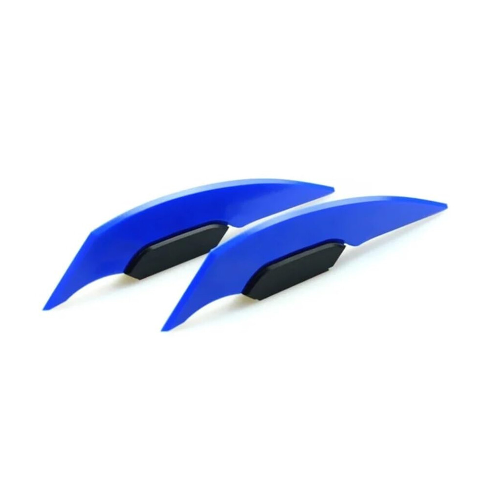 Side Air Deflectors Universal Motorcycle Winglets Aerodynamic Spoiler Pair For Motorbike Scooter Blue 9067246345983