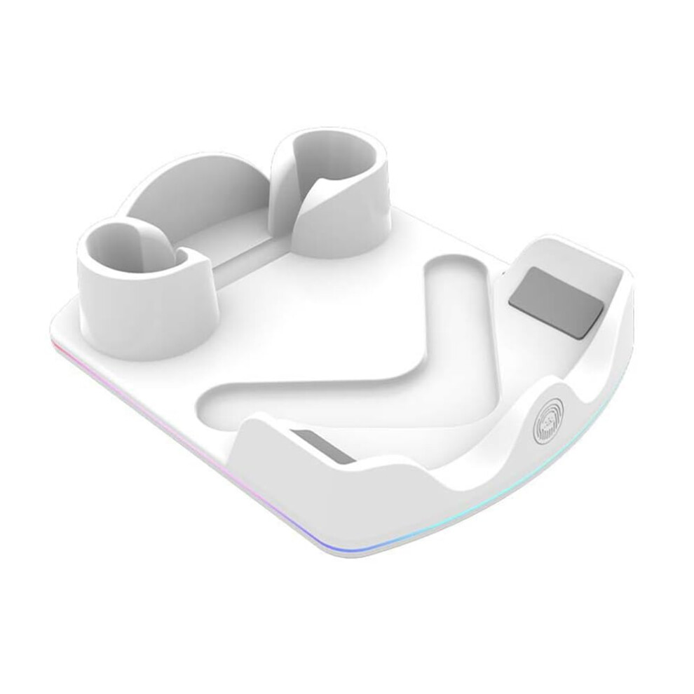 Charging Dock For 3S Vr: Rgb Fast Charging Station, Headset Display Stand & Controller Mount For 3S/3/2 Vr Headset Light 9393856653089