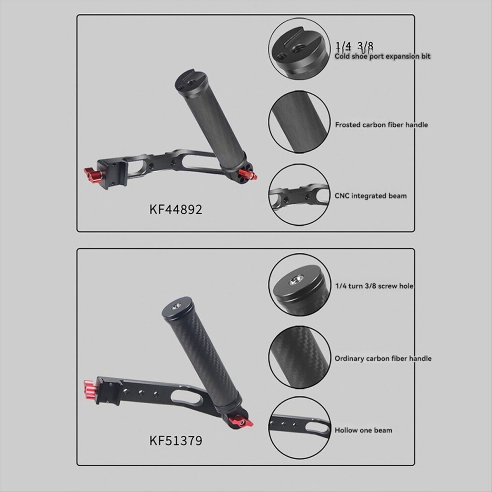 Camera Grip For /Rs3 Gimbal Stabilizer Pot Handle Carbon Fiber Foldable Slot Side B 4853677800024