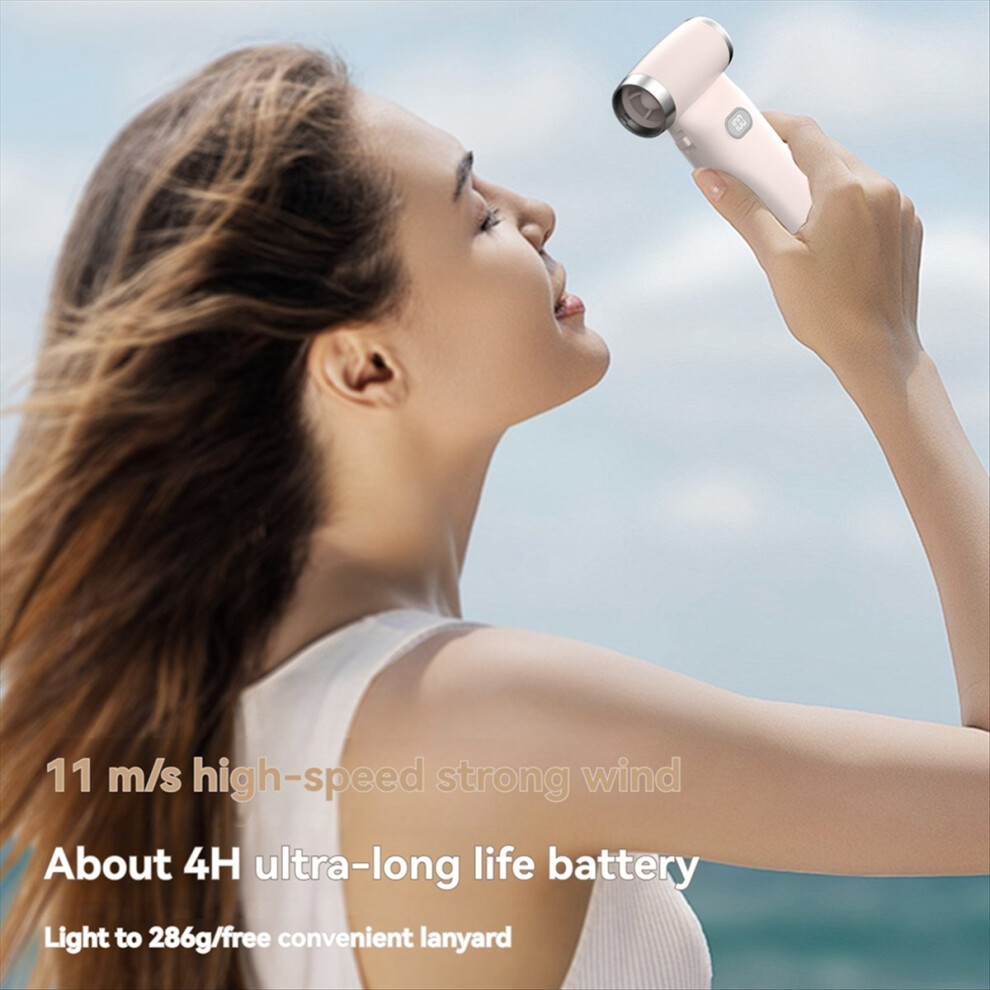 Handheld Fan Desktop 110000RPM Rechargeable Mini Office Violent 6000mAh 100 Wind Speeds Black-image-OPC-PMGCKB5-NEW