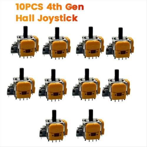10PCS 4th Gen Hall Electromagnetic Joystick for Game Console High Adjustable 2