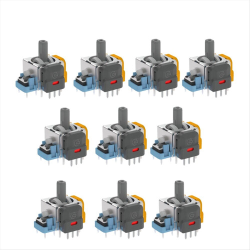 10PCS 4th Gen Hall Electromagnetic Joystick for Game Console High Adjustable
