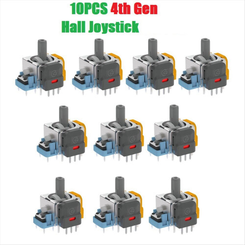 10PCS 4th Gen Hall Electromagnetic Joystick for Game Console High Adjustable 2