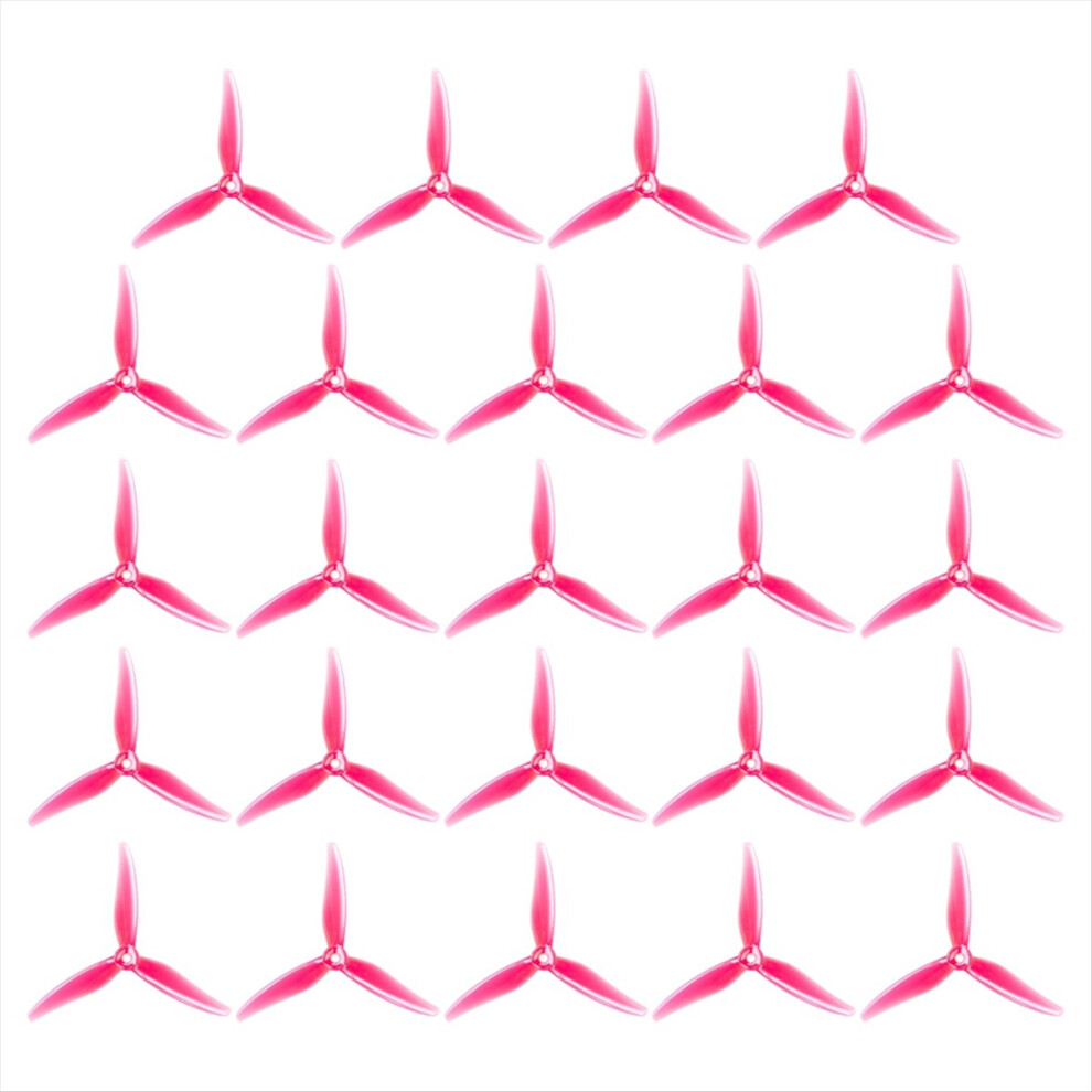 Jehiatek 24Pcs 51466 V2 Fpv Propeller 5Inch 3 Blade Drones For Rc Racing Drone Pink