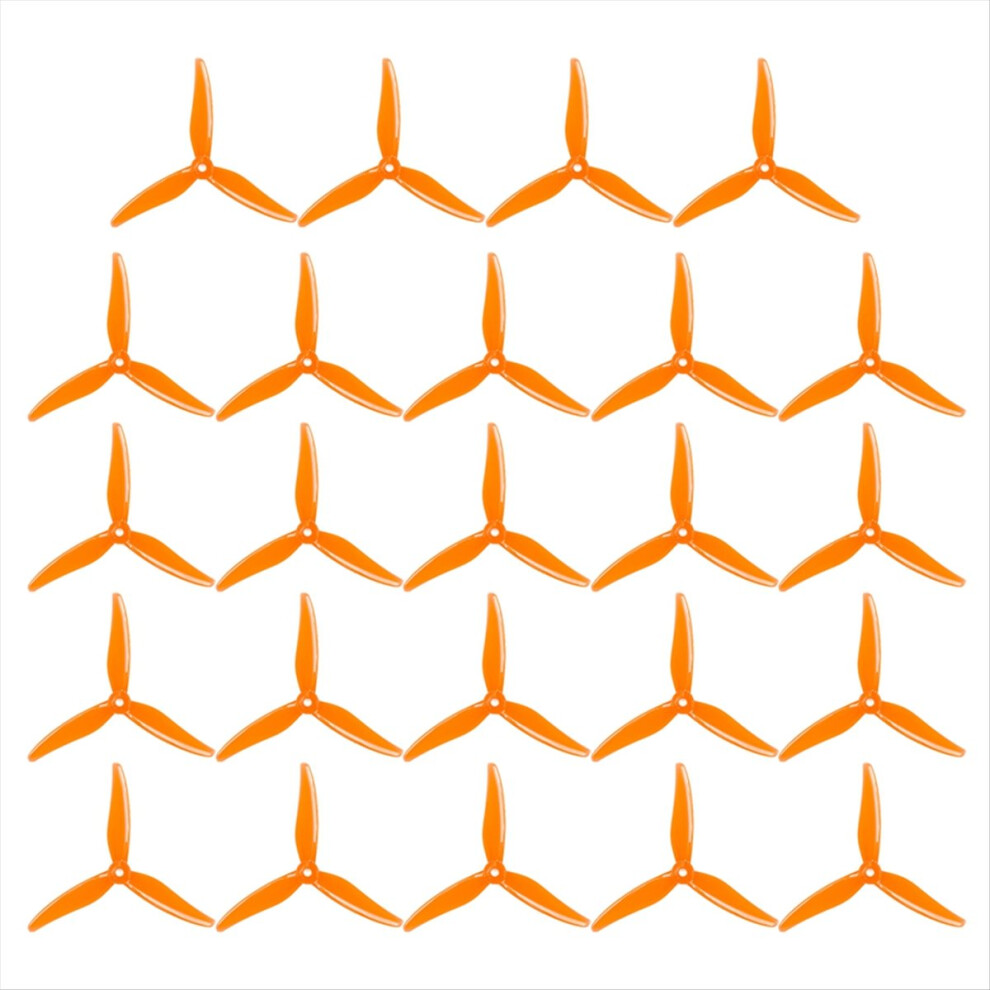Jehiatek 24Pcs 51466 V2 Fpv Propeller 5Inch 3 Blade Drones For Rc Racing Drone Orange