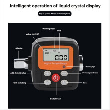 Digital Torque Gauge Wrench Tester with LED Display Adapter for Car Bicycle Repair B