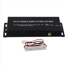 DC12V Car Auto 1 to 8 Output Video Signal Spliter Amplifier for DVD/LCD/TV MX1322