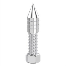 1 Pcs Stainless Steel Speaker Spikes Hifi Audio AMP Subwoofer Isolation Stand Foot Cone Adjustable Height M6