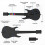 2.4G Wireless Game Guitar Controller for PC Compatible with Clone Rock Band Games Remote Joystick Console White 3