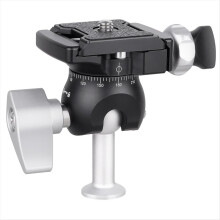 Mini Reverse Ball Head 360 Degree Rotating Camera Tripod CNC Aluminum Alloy for DSLR,Camera,Phone