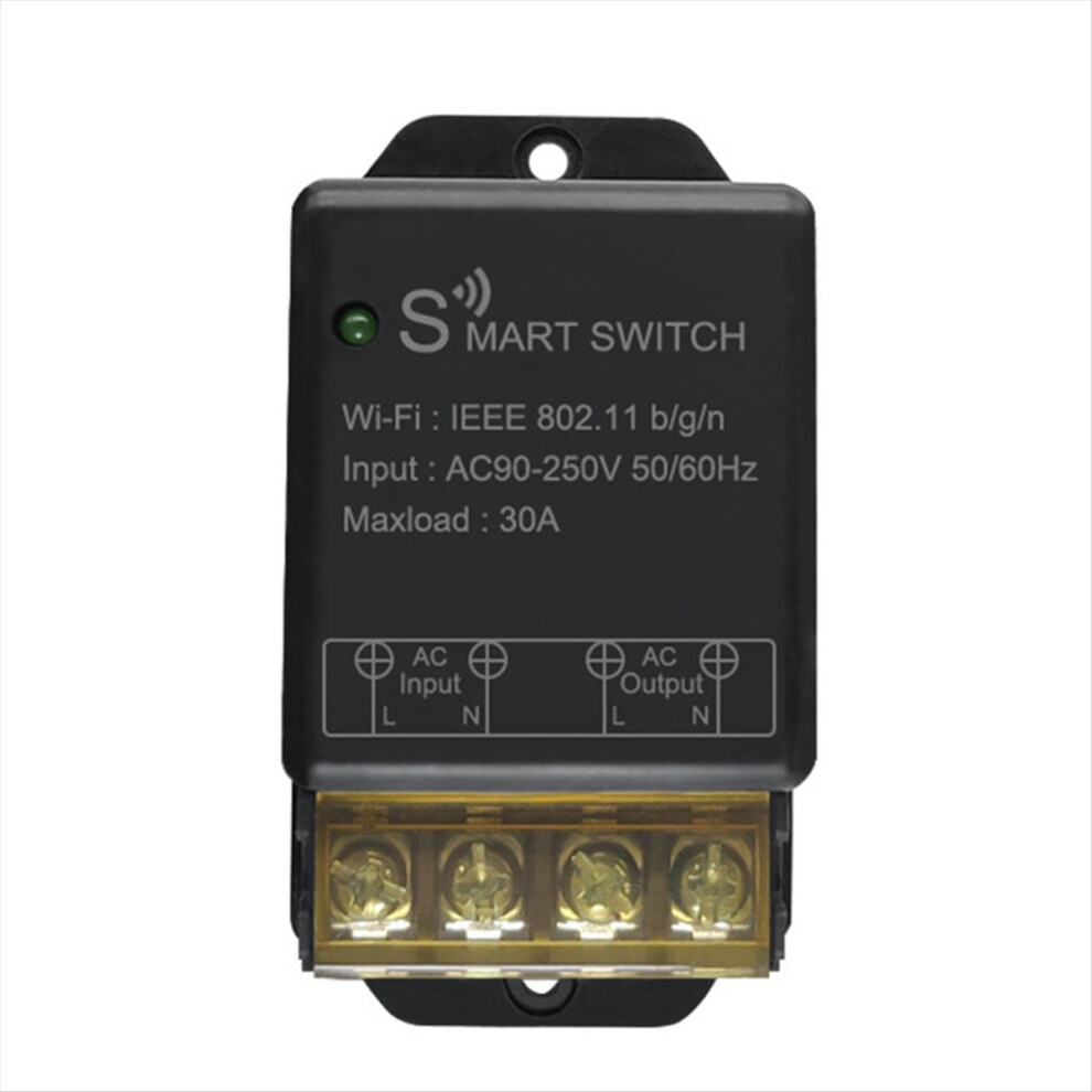 Home Wifi Switch 30A Ac90-250V Wireless Remote Control On Off Diy Circuit Breaker Works With 4853677819811